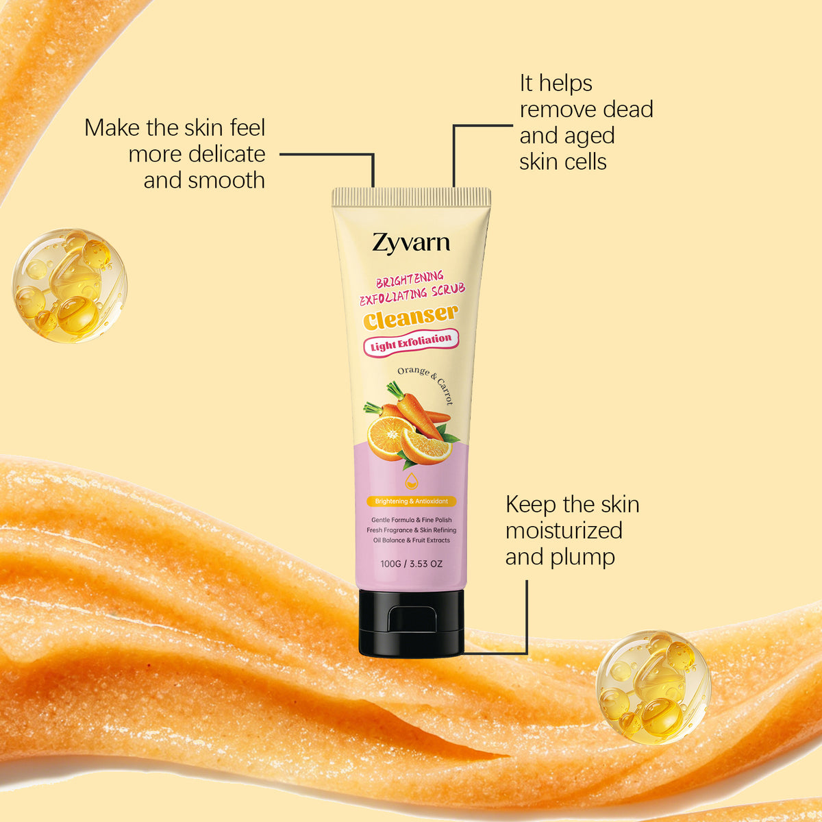 Exfoliating Body Scrub - Facial Scrub 100g