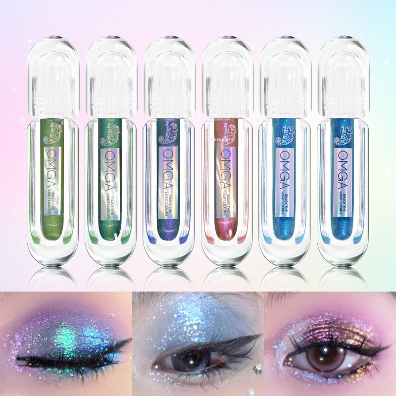 Liquid Glitter Eye Shadow Palette Multicolor Shine 3g - Pearlescent Finish