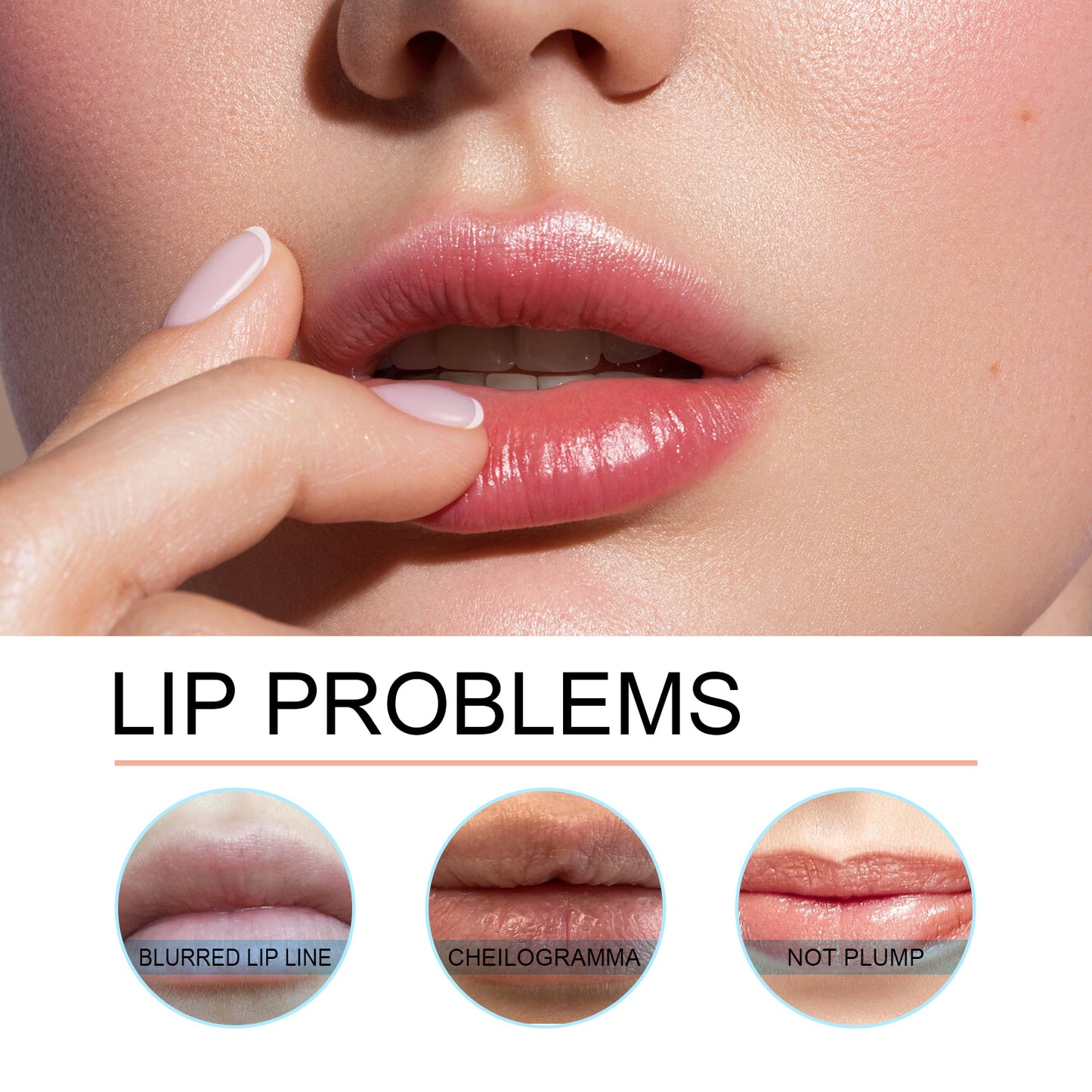 Peel-Off Lip Liner Stain - Long-Lasting Waterproof Lip Color - Dark Brown