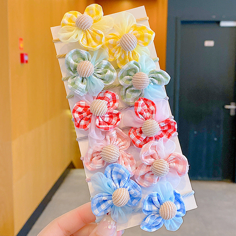 Baby Head Flower Princess Headband - Colorful Hair Accessory for Infants & Toddlers