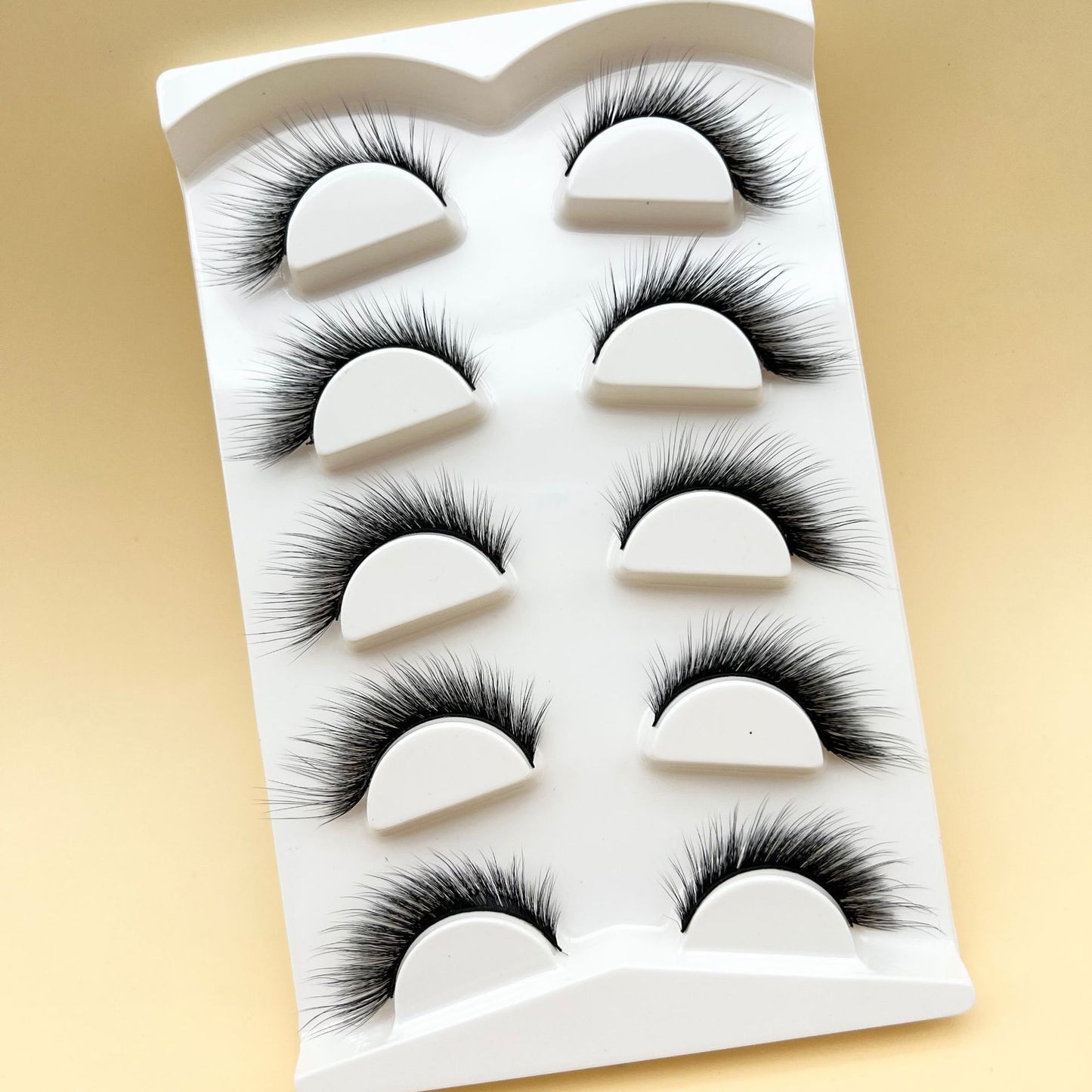 Natural Mink False Eyelashes with Lengthening Eye Tail Design - Multiple Styles