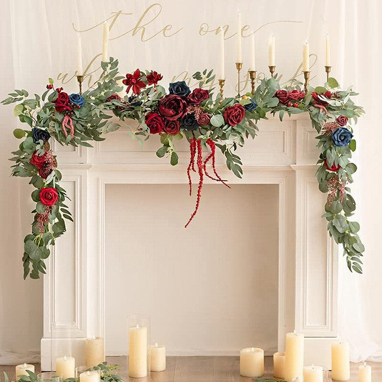 Eucalyptus Willow Leaf Wedding Garland Indoor Outdoor Decor 1.9m Length
