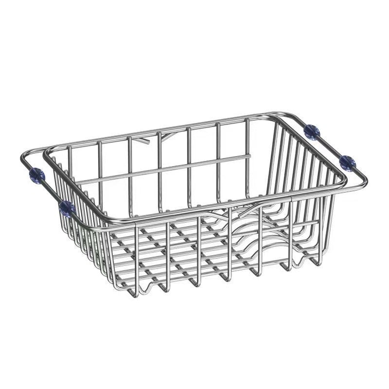 Stainless Steel Dish Basin Sink Drain Rack - Kitchen Countertop Organizer