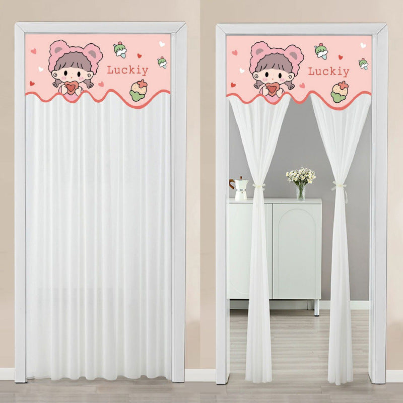 Blackout Curtain with Double-Layer Magic Tape for Home & Bedroom