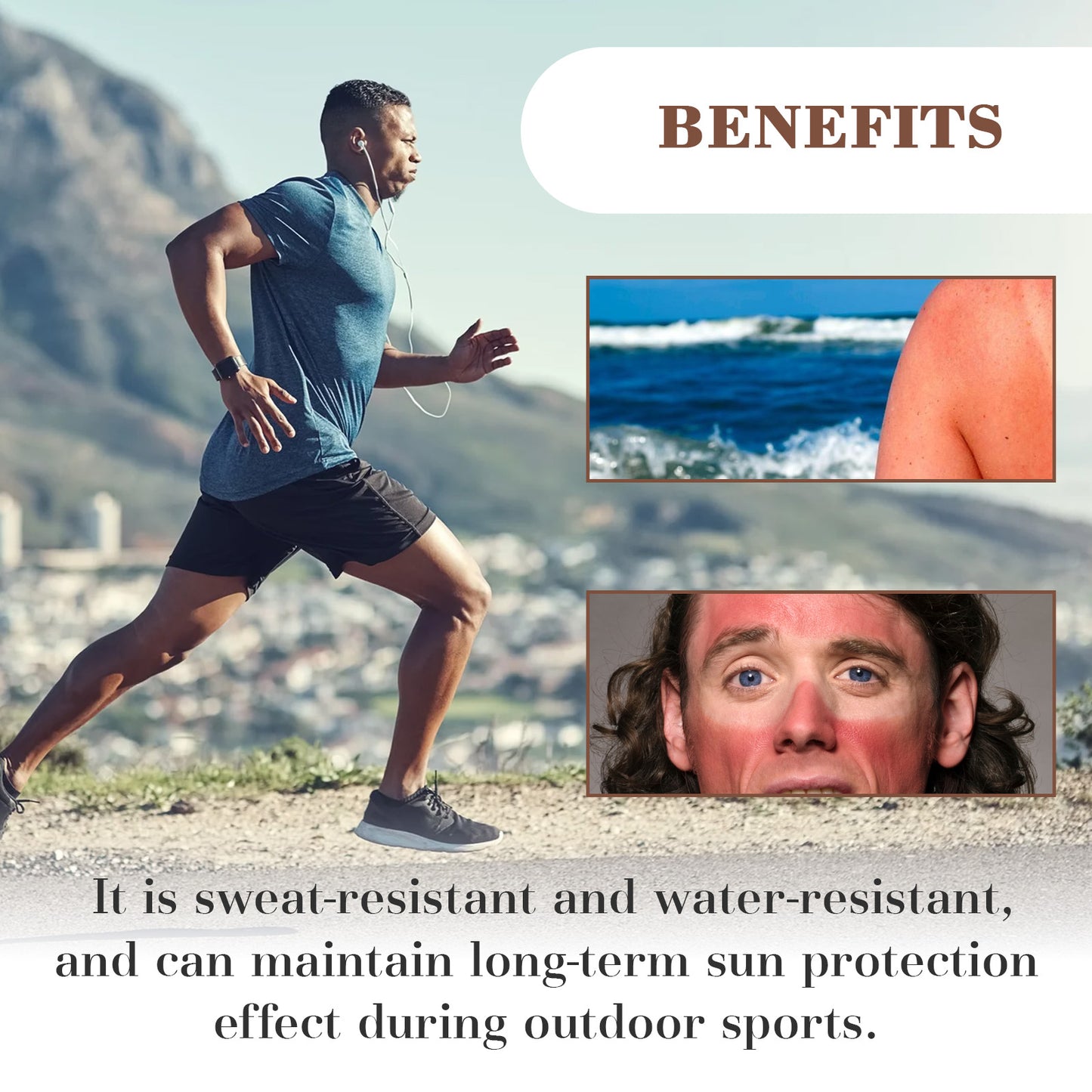Enhanced Men's Sunscreen - Moisturizing UV Protection Cream