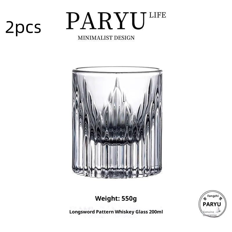 Elegant Crystal Wine Glass Set - Multiple Styles & Sizes
