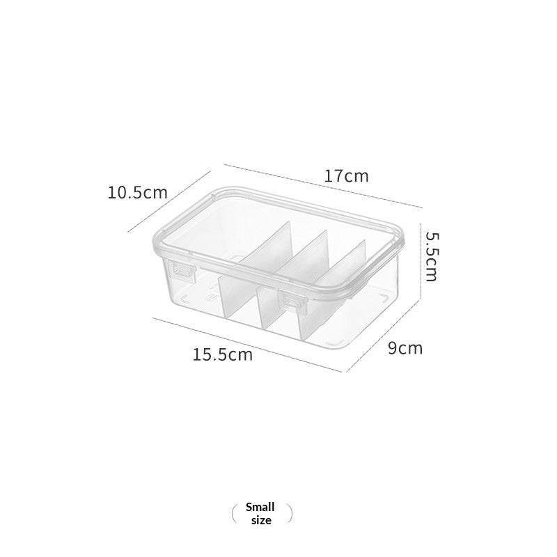 Dust-Proof Cable Storage Box with Compartments - Multiple Sizes