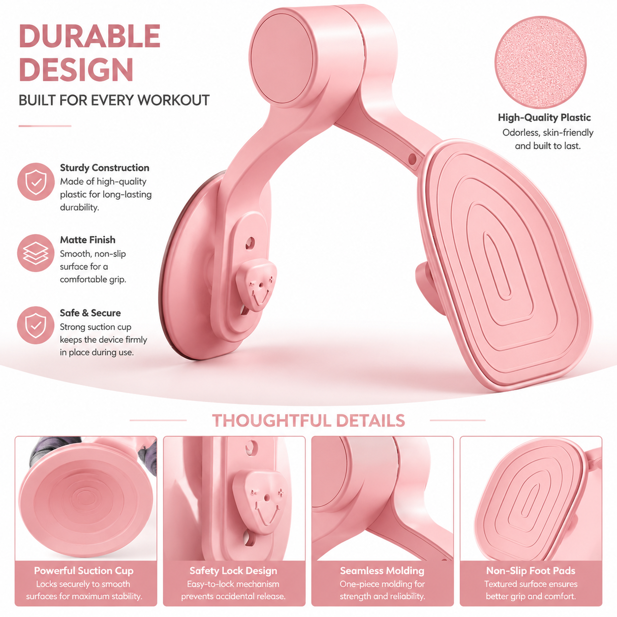 Leg and Hip Trainer - Inner Thigh Toner for Home Workouts