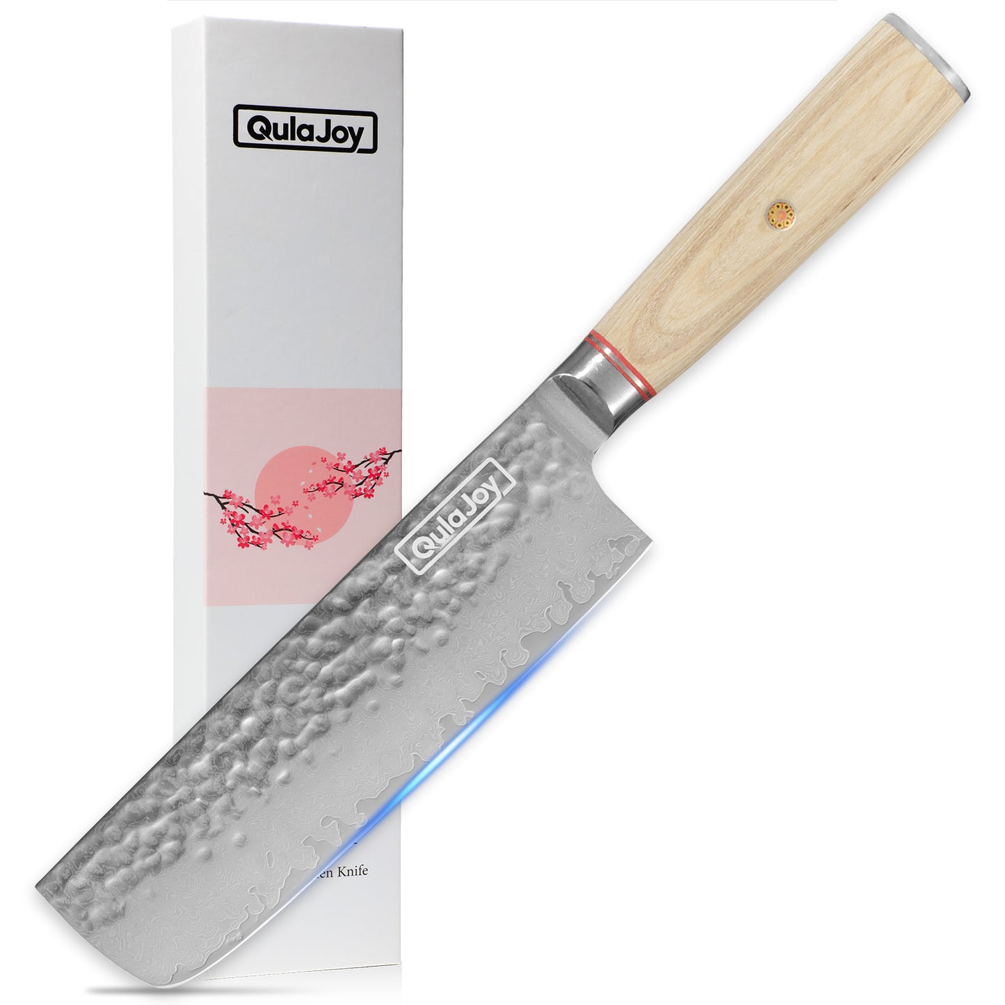 Professional 6.9 Inch Nakiri Knife - 67-Layers Damascus Steel