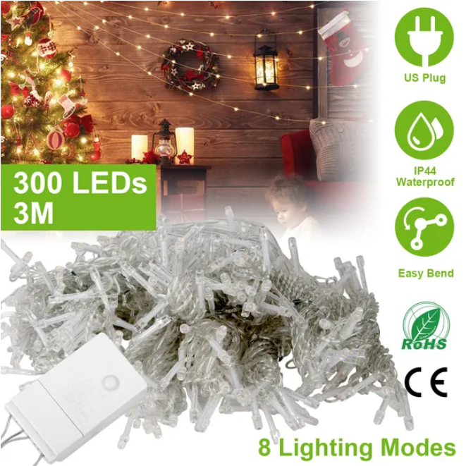 IP44 Waterproof String Party Christmas Lights - Decorative Outdoor Lighting