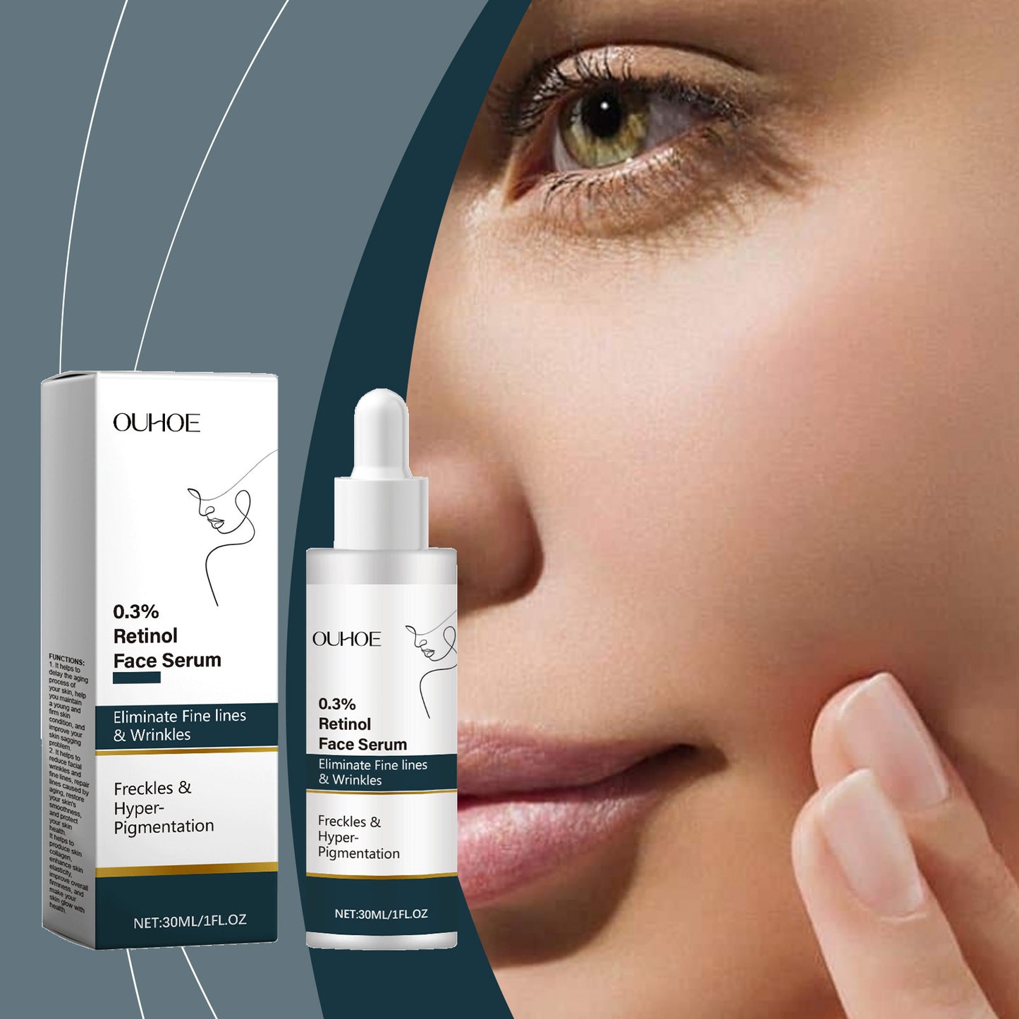 Retinol Facial Serum - Moisturizing & Anti-Aging Skin Care - 30ml