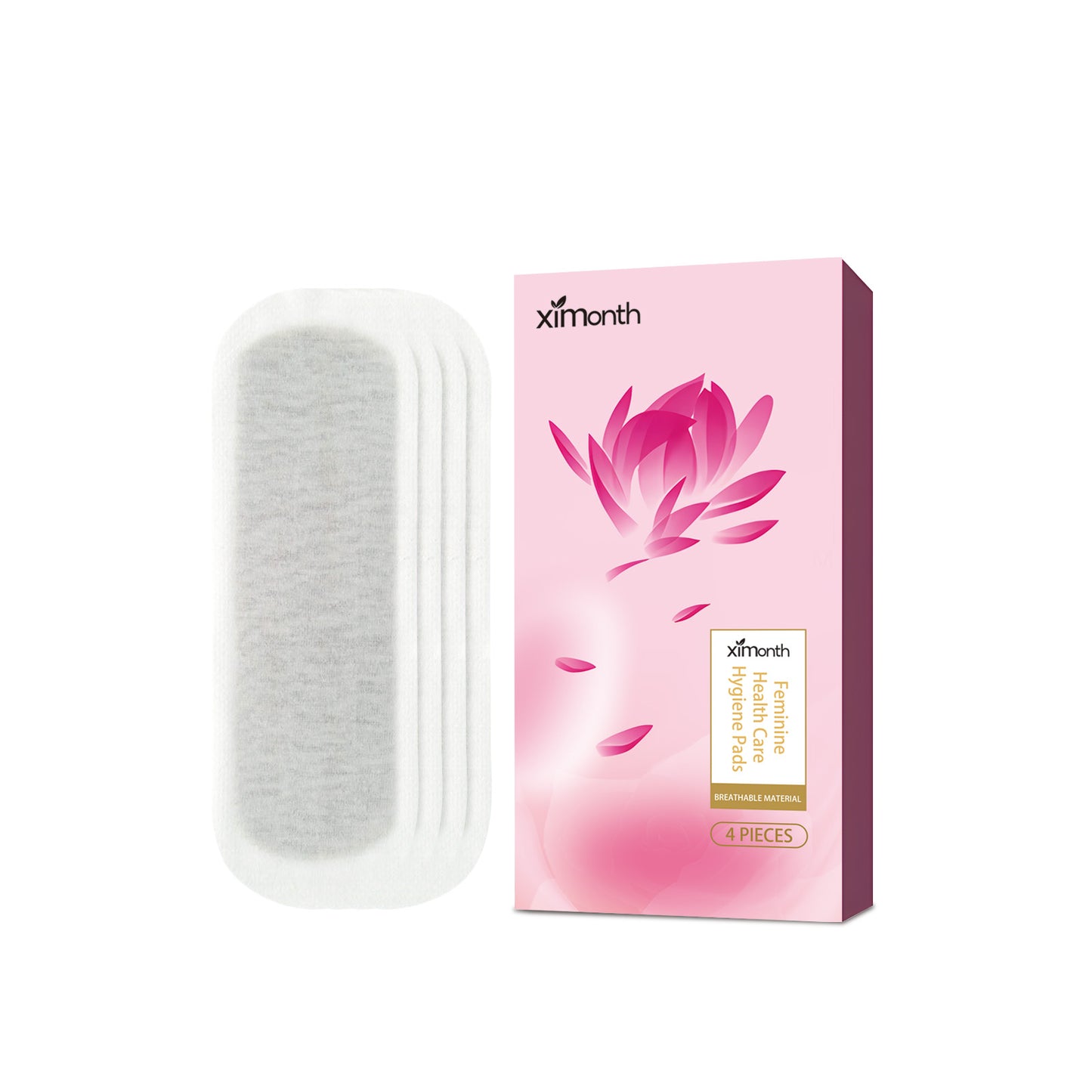 Breathable Feminine Hygiene Pads - 4 Pack Daily Sanitary Protection