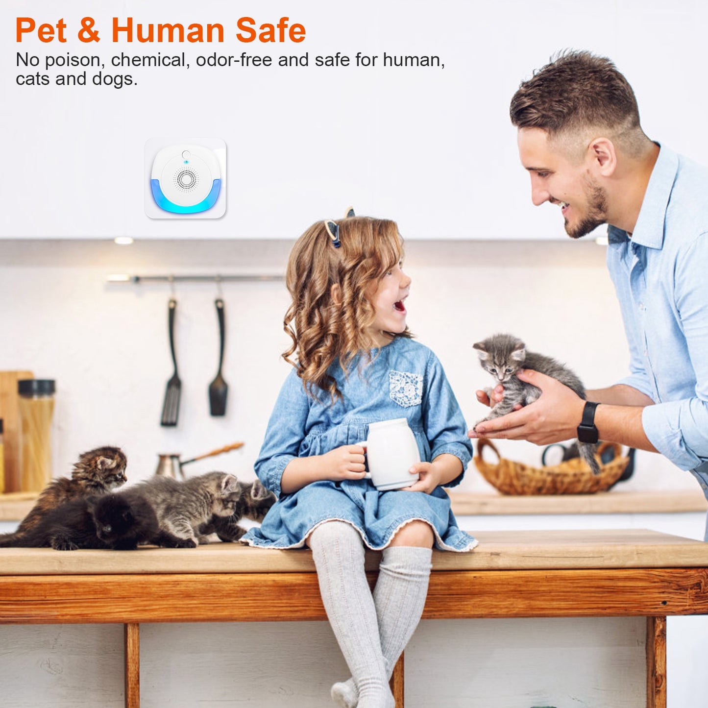 Ultrasonic Pest Repeller 6-Pack - Safe Rodent & Insect Control, Dual Modes