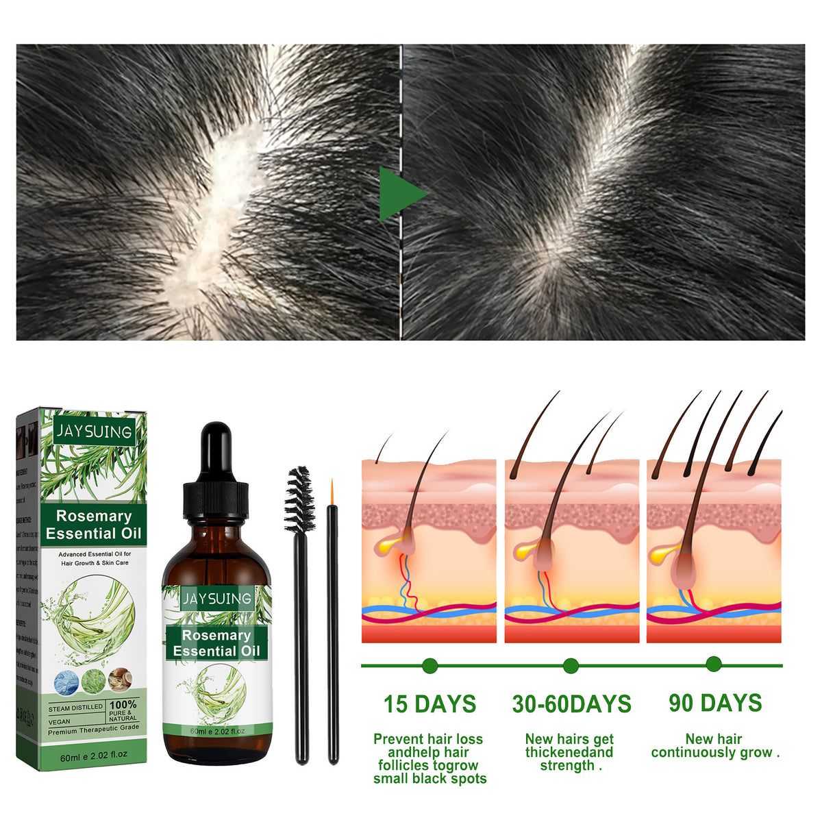 Rosemary Essential Oil Hair Treatment - 60ml