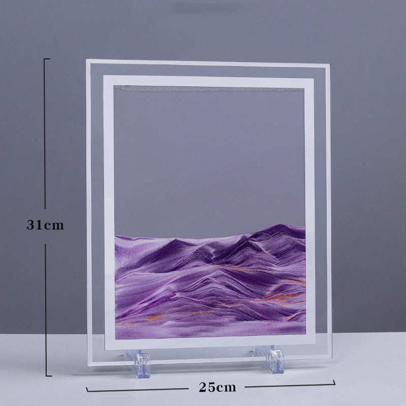 Decorative Quicksand Art Canvas Ornament for Home & Office