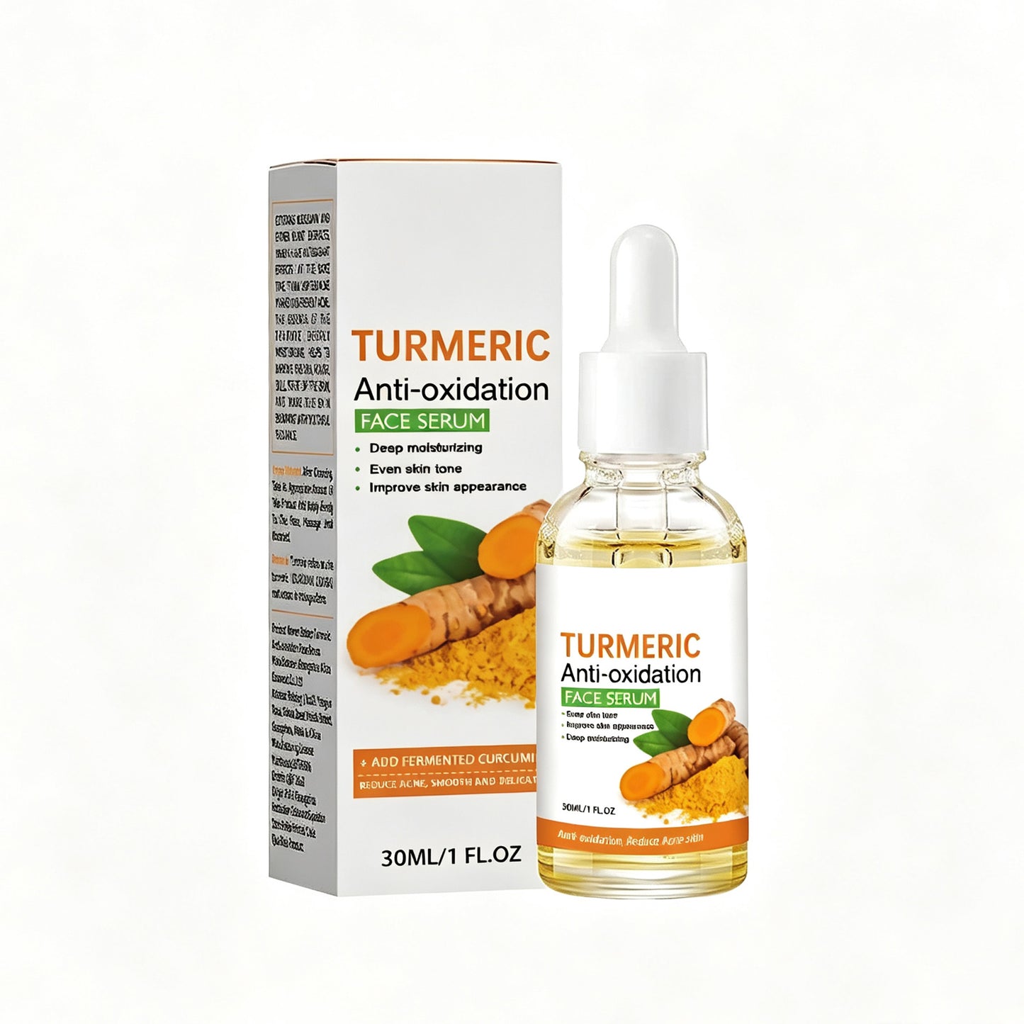 Turmeric Antioxidant Face Serum - 30ml Brightening & Hydrating Skin Care