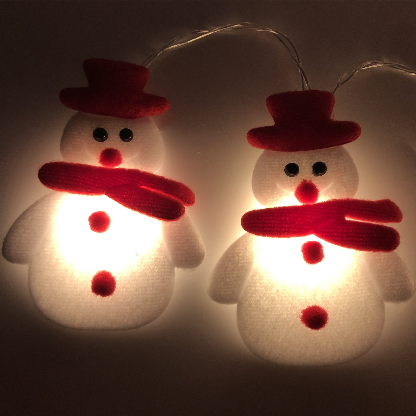 Christmas Plush Snowman Light String - Holiday Party Decor & Garden Lantern