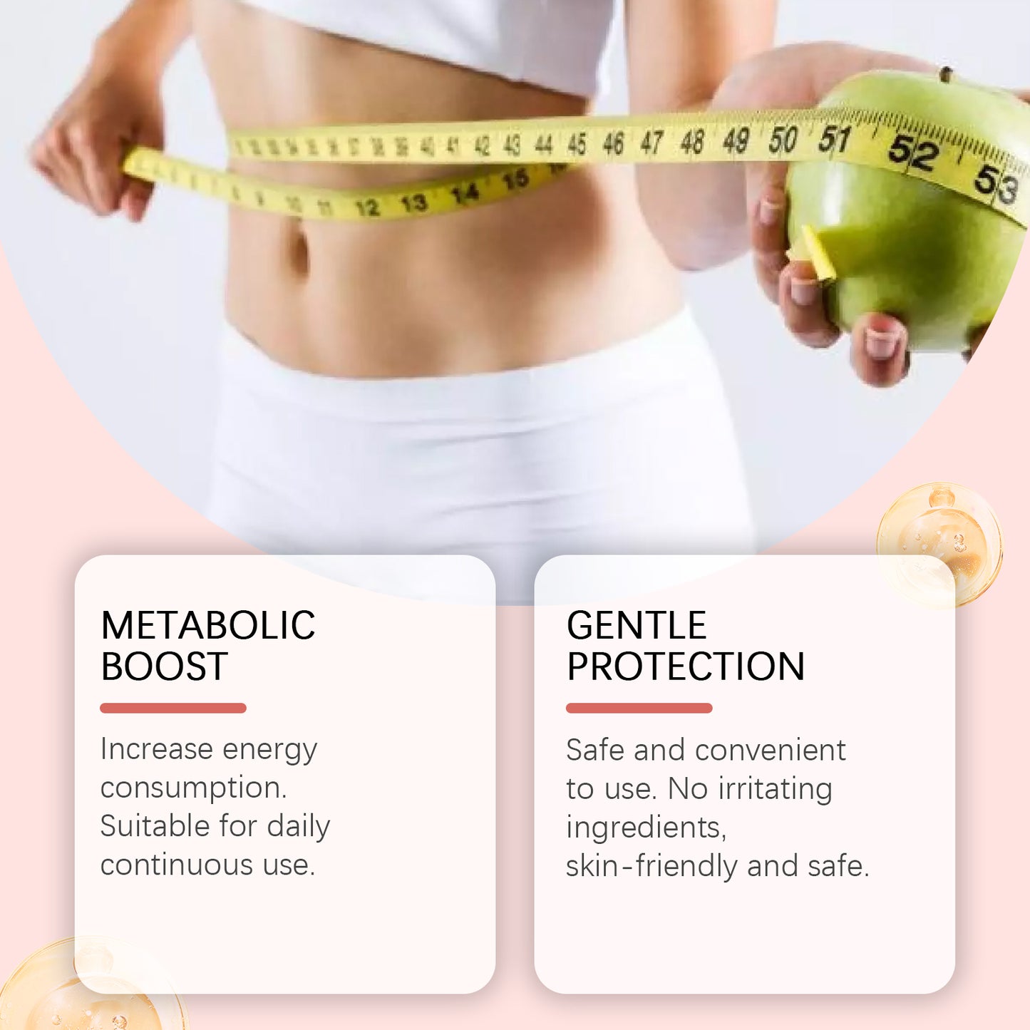 Body Care Shaping Patches - 30pcs Peach Kernel & Hexapeptide Formula