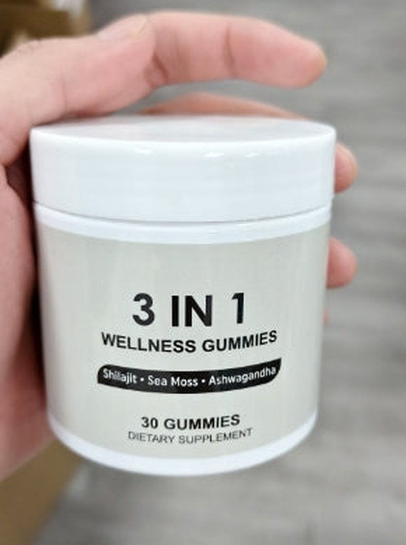 3-in-1 Wellness Gummies - 30 Tablets