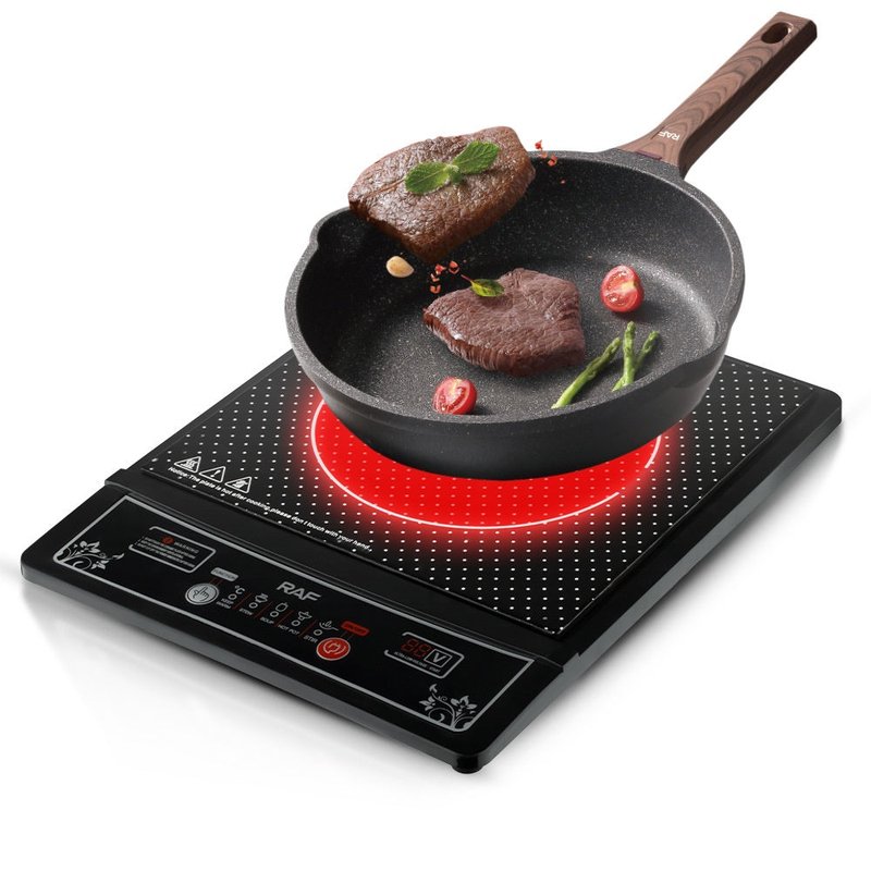 Portable Induction Cooker 2000W Smart Touch Button Kitchen Appliance