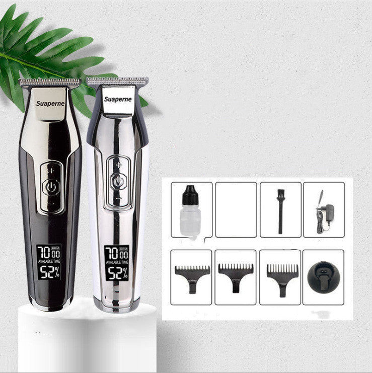 Men's USB Charging Hair Clipper with Gradient Fader Blade