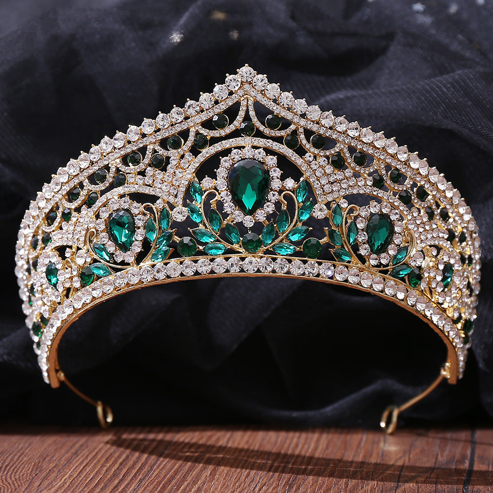 Rhinestone Bride Crown Headwear