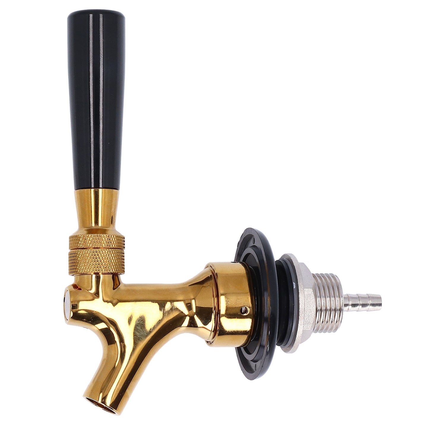 Stainless Steel Brass Beer Faucet Non-Adjustable Keg Tap for Bars Hotels Restaurants