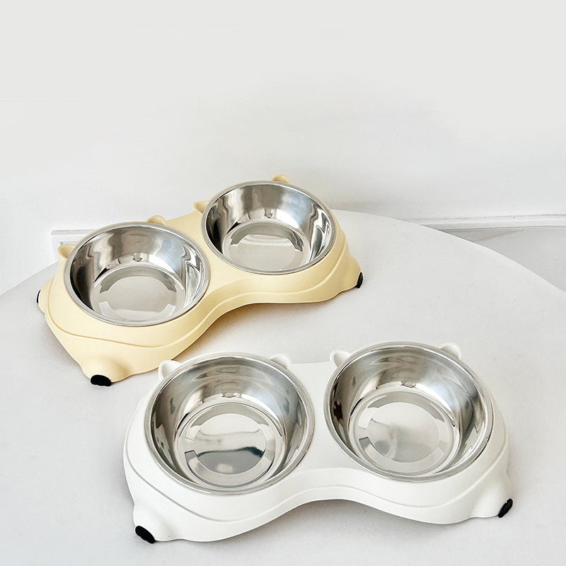 Self Pickup Macaron Stainless Steel Pet Bowl - Multiple Colors