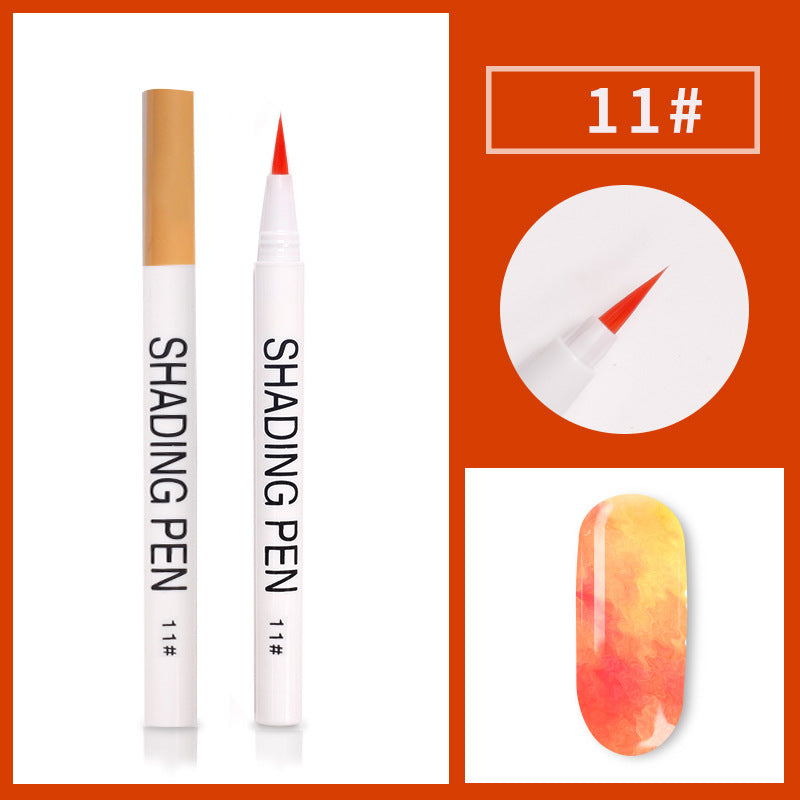 Nail Art Shading Fluid Pen Set for Professional Manicure and Nail Design