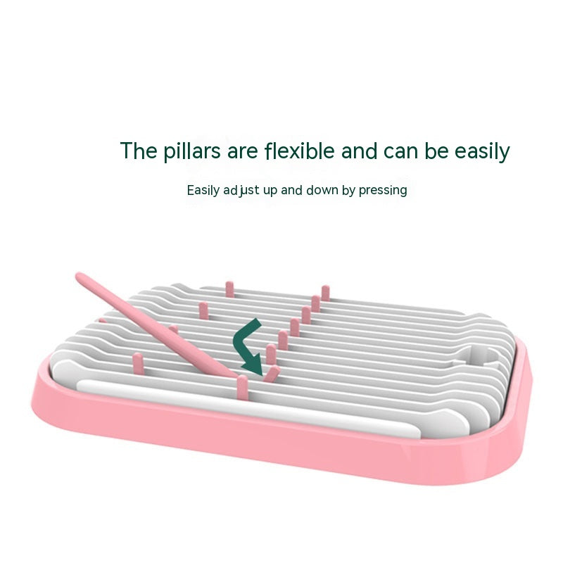 Multifunctional Portable Bottle Drying Rack for Baby & Kitchen Use