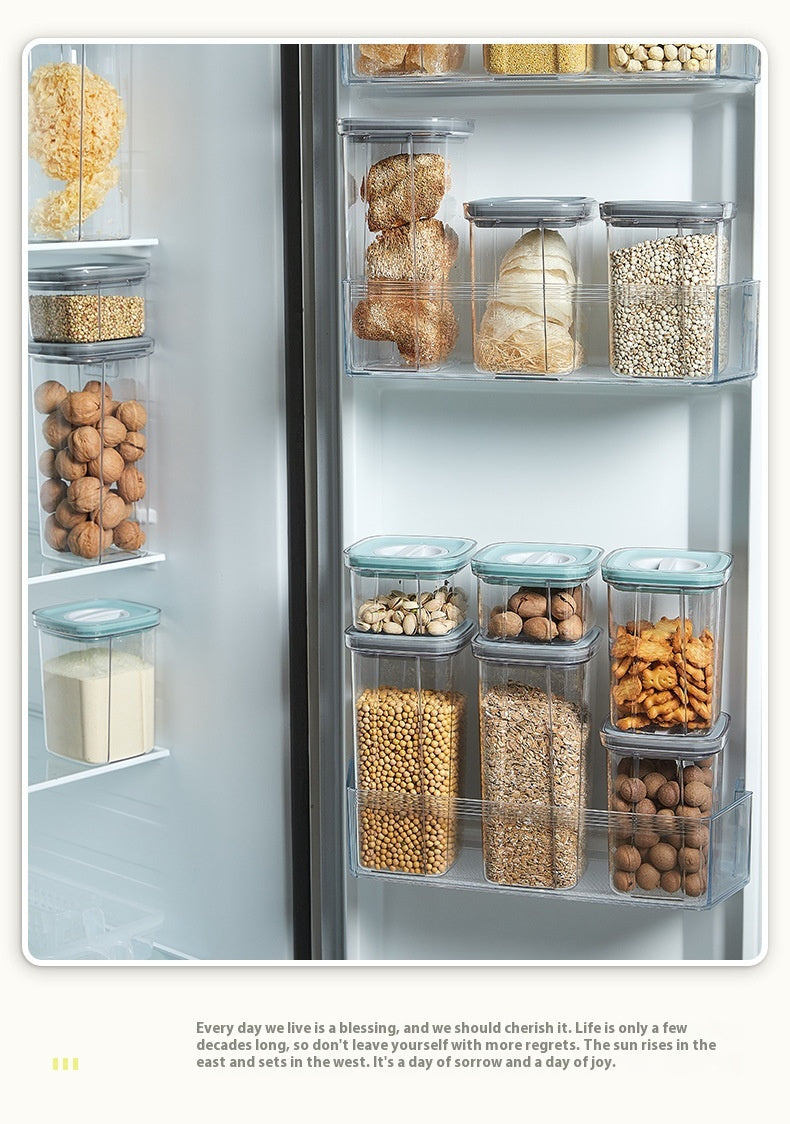 Kitchen Spiral Storage Jar Set - Vacuum Sealed Food Storage Containers