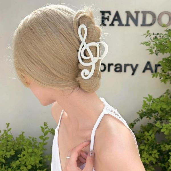 Treble Clef Hair Clip for Women