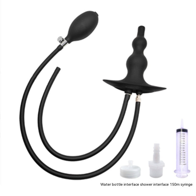 Silicone Inflatable Anal Butt Plug for Men and Women - Adult Wellness Sex Toy