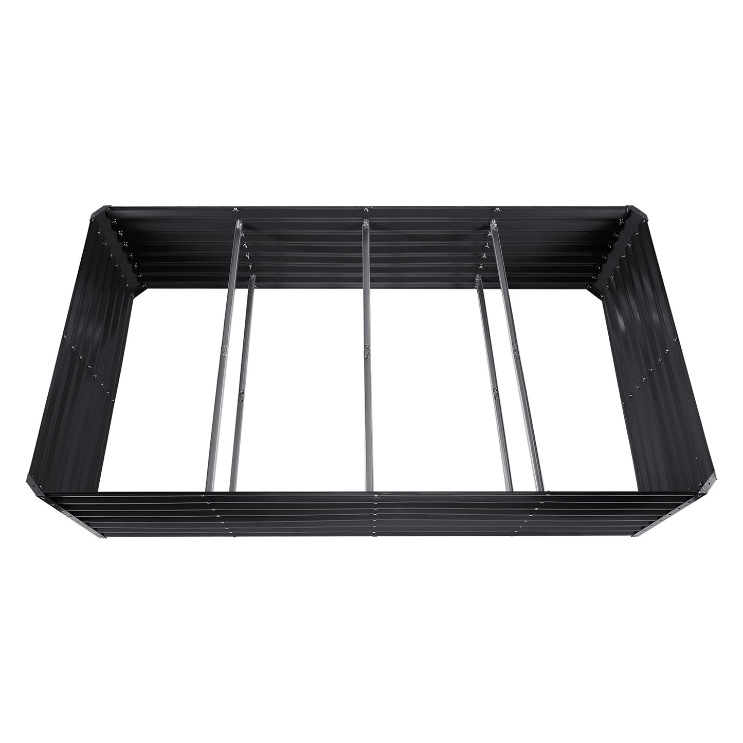 Galvanized Raised Garden Bed Planter Box 94.5x47.2x23.6 Inches for Vegetables and Flowers