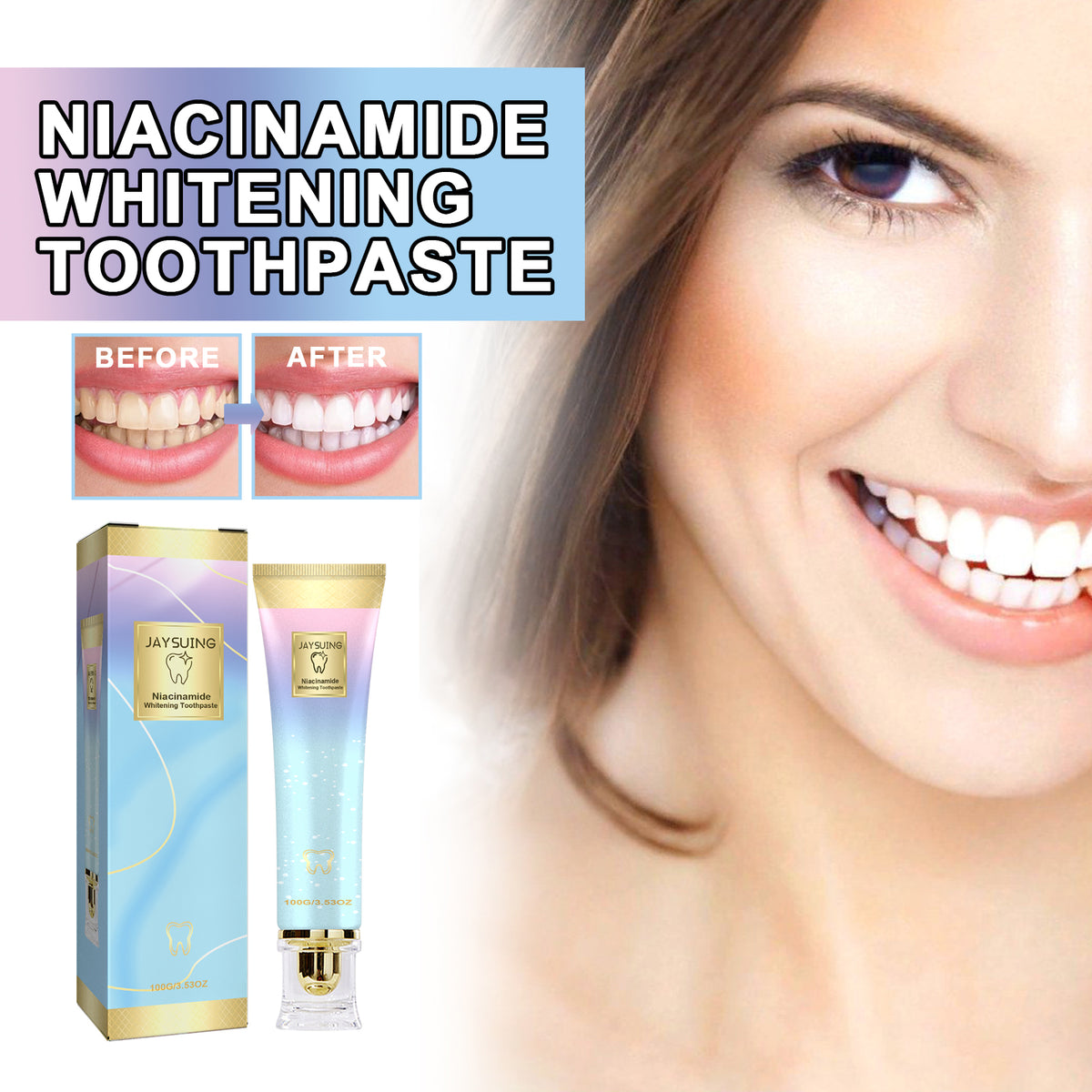 Brightening Toothpaste with Niacinamide - 100g