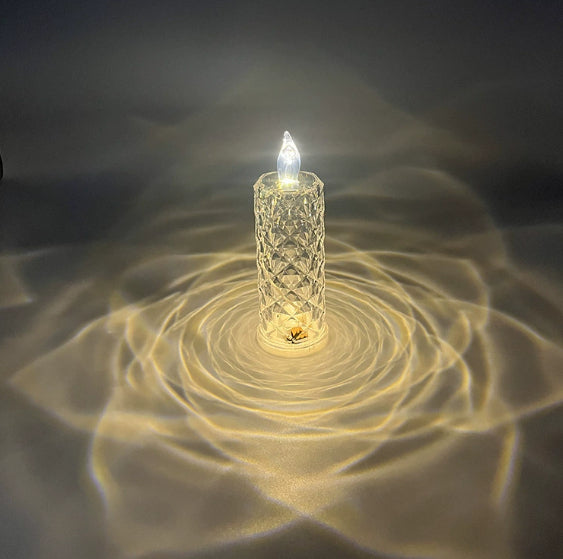 LED Flameless Candle Light with Shadow Effect for Home Decor