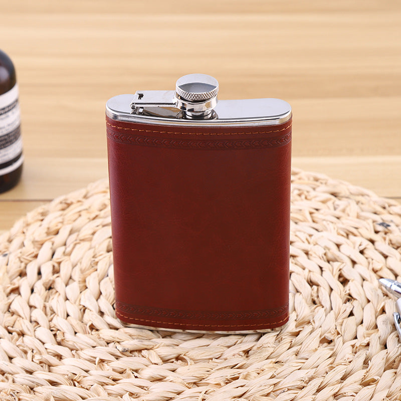 Stainless Steel Wine Bottle Carrier - Portable Outdoor Carry-On