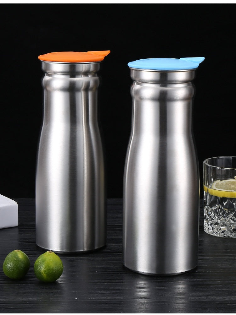 Stainless Steel Cold Water Pitcher 1000ML Multi-Color Drink Dispenser