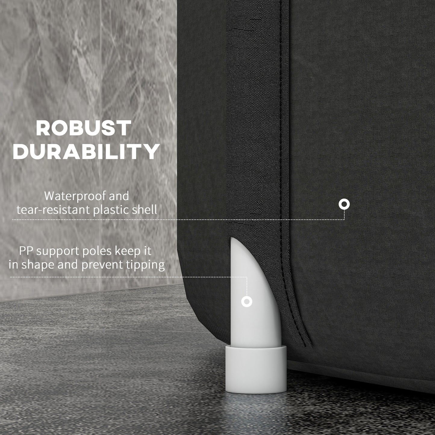 Portable Cold Plunge Tub for Athletes Recovery - Black