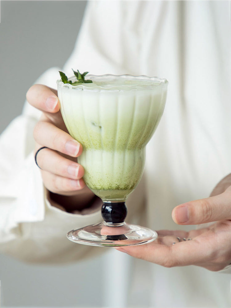 High-Temperature Resistant Glass Juice Dessert Cup - 101-200ml, Kitchen Drinkware