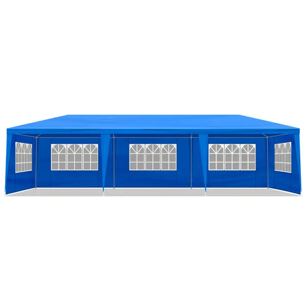10'x30' Outdoor Party Tent with 8 Removable Sidewalls - Blue