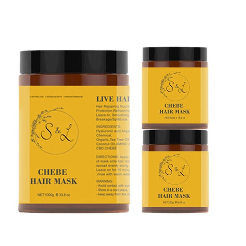 Sulfate-Free Hair Mask and Shampoo Set for All Hair Types - Nourishing & Frizz Control