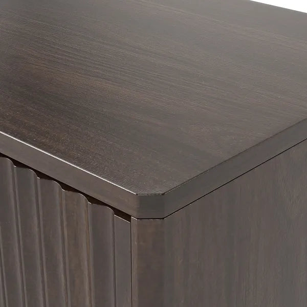 10-Gallon Wooden Tilt-Out Trash Can Cabinet with Pull-Out Bin for Kitchen & Bathroom