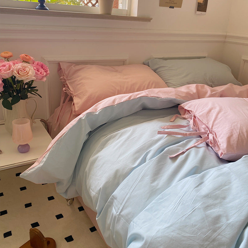 Cotton Bedding Set Four-Piece Soft Comfortable Bed Linen for All Sizes