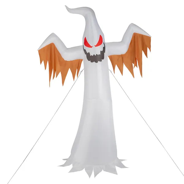 12ft Inflatable Halloween Ghost Decoration with LED Lights