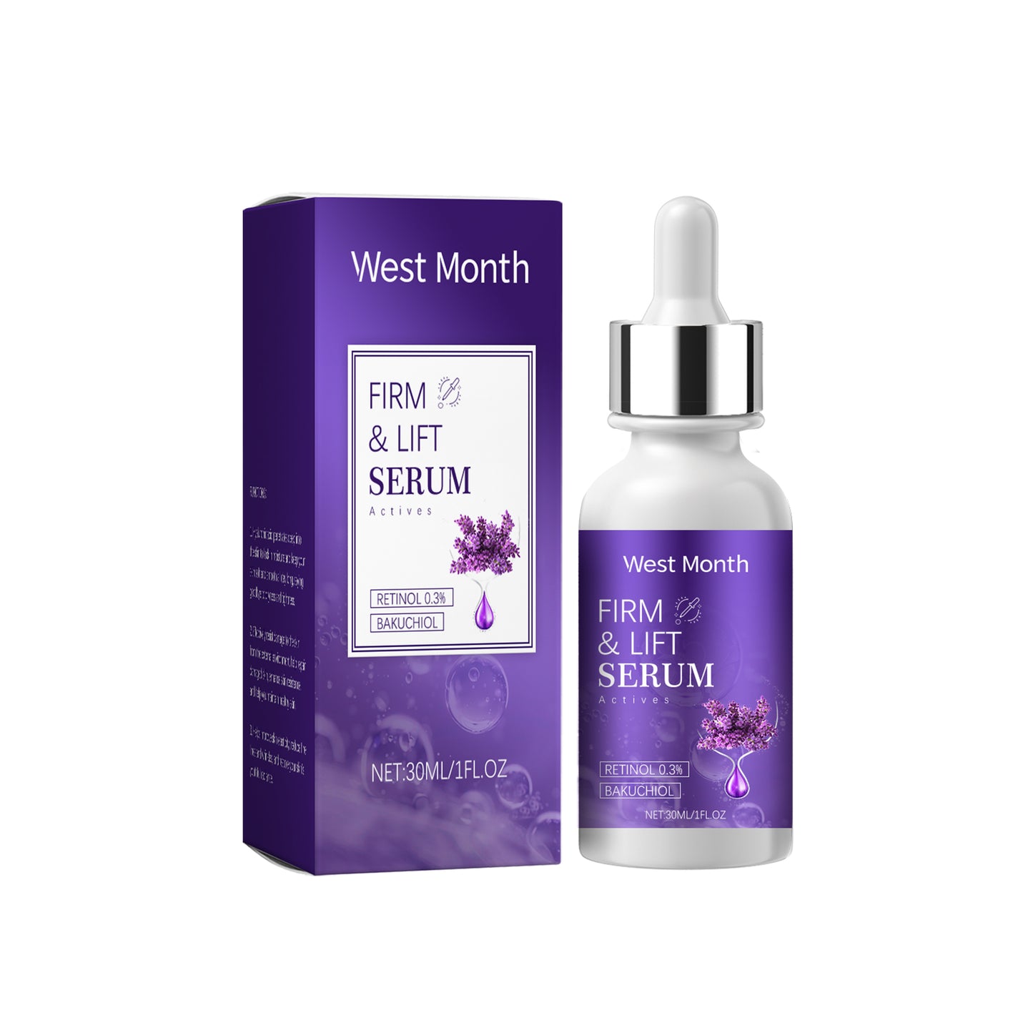 Retinol Firming Serum - Hydrating and Rejuvenating Facial Care, 30ml