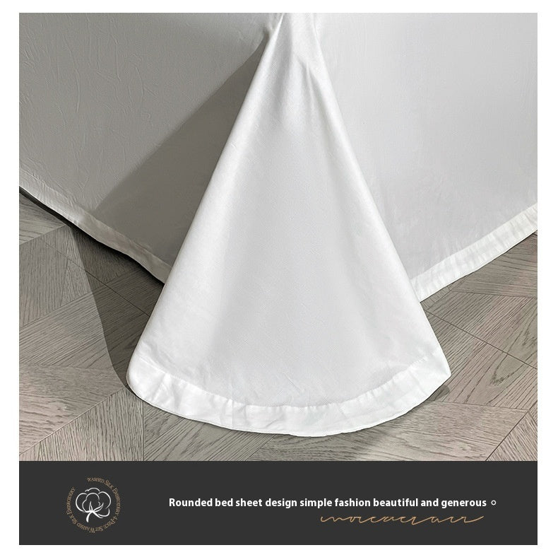 Four-Piece Velvet Bedding Set - Fitted Sheet Duvet Cover Pillowcase