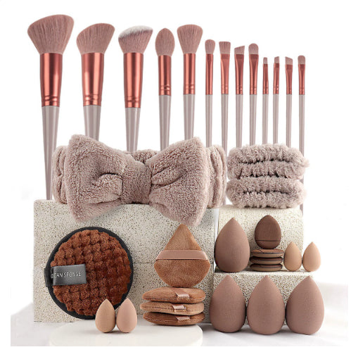 Beauty Tool Set 40 Pieces Makeup & Face Wash Full Collection