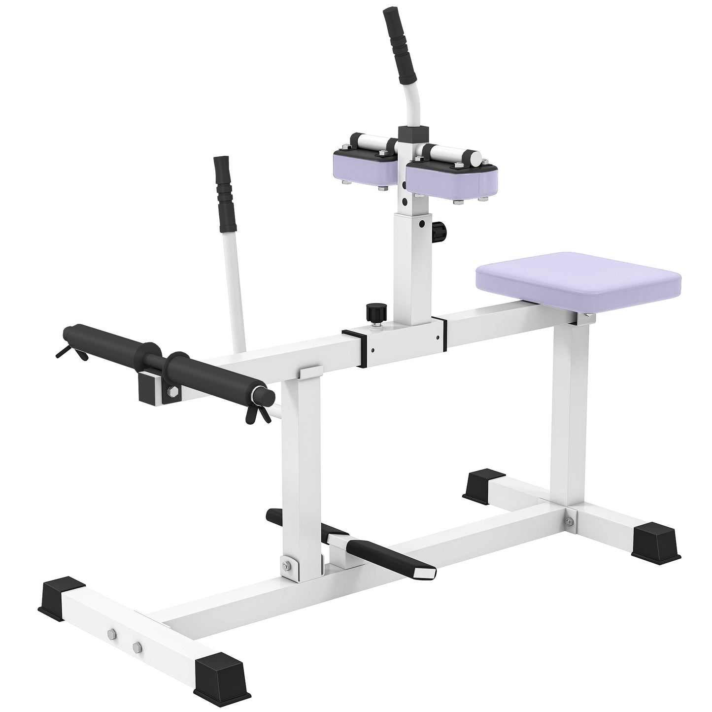 Adjustable Steel Calf Raise Machine for Strength Training - Purple