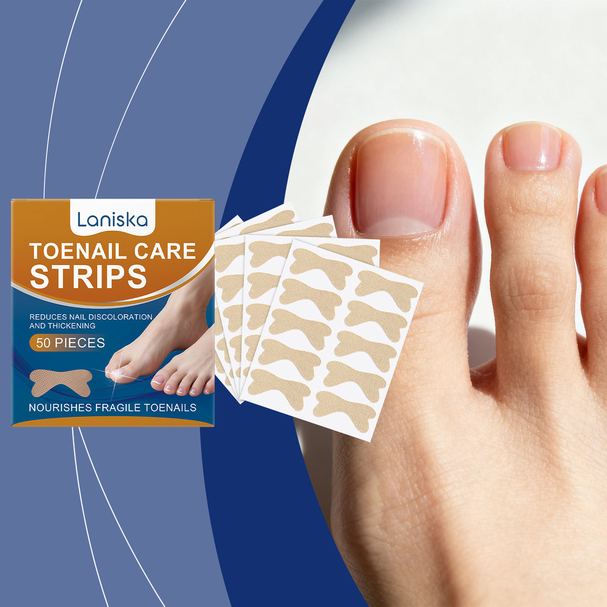 Toenail Care Patches - 50 Pieces